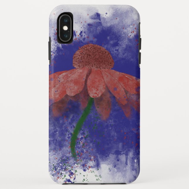 Funda De Case-Mate Para iPhone Watercolor Coneflower (Reverso)