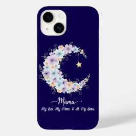 Funda Para iPhone 14 De Case-Mate Watercolor Floral Moon Mama