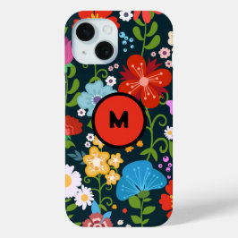 Funda Para iPhone 15 Watercolor Florales Botánicos