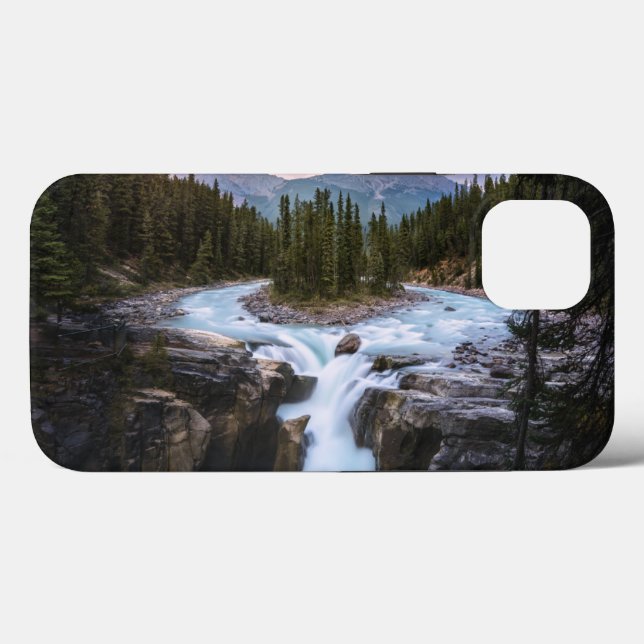 Funda De Case-Mate Para iPhone Waterfalls | Jasper National Park, Canada (Reverso (Horizontal))