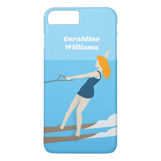 Funda Para iPhone 8 Plus/7 Plus Waterski de estilo vintage
