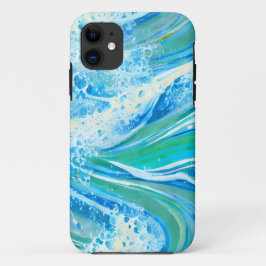 Funda Para iPhone 11 Waves marinas del océano de agua azul
