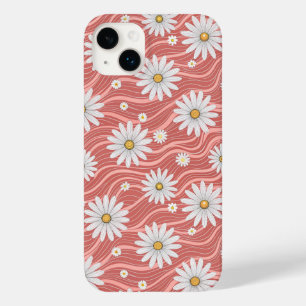 Funda Para iPhone 14 Plus De Case-Mate Wavy Pink Daisies