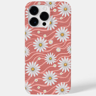 Funda Para iPhone 14 Pro Max De Case-Mate Wavy Pink Daisies