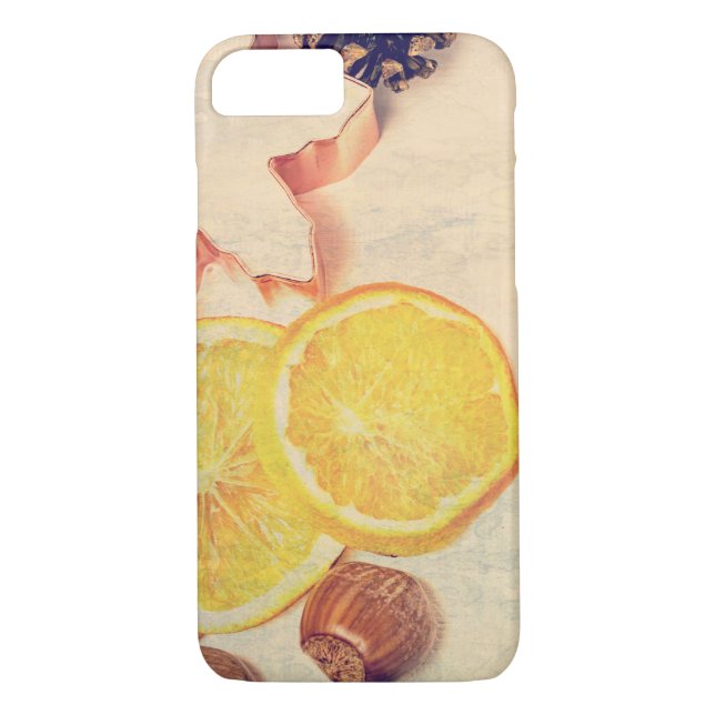 Funda De Case-Mate Para iPhone Weihnachtsmotiv mit Früchten... (Reverso)