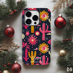Funda Para iPhone 14 Pro De Case-Mate Wellness Deert Sunrise Cactus Pinks & Yellows