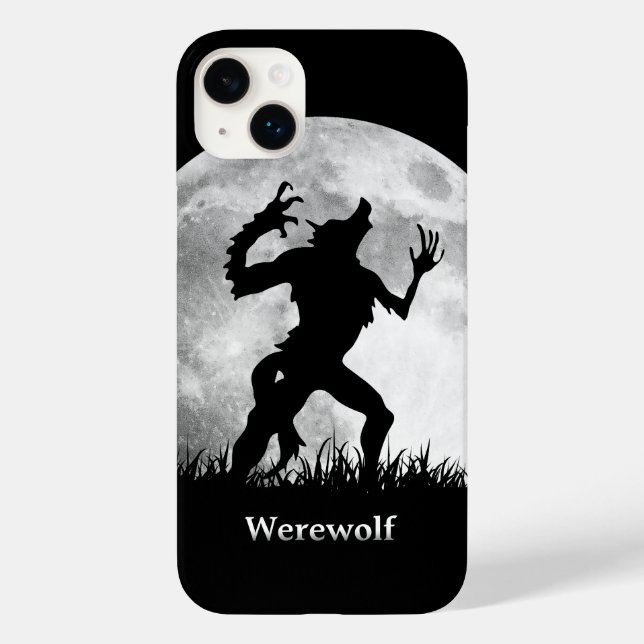 Funda De Case-Mate Para iPhone Werewolf en el Guay Full Moon y único (Reverso )