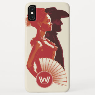 Funda Para iPhone XS Max Westworld   Retrato de plantilla de Maeve y Hector