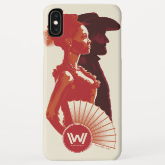 Funda Para iPhone XS Max Westworld | Retrato de plantilla de Maeve y Hector