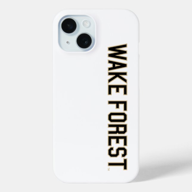 Funda De Case-Mate Para iPhone WFU | Bosque Wake (Reverso )