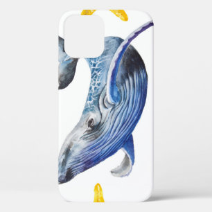 Funda Para iPhone 12 Whale de Business Graph: gráfico de candeleros
