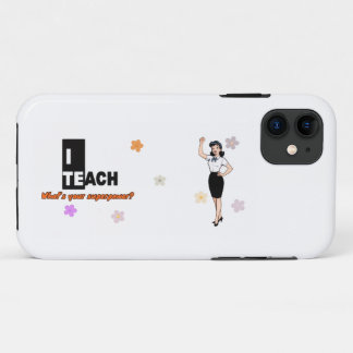Funda Para iPhone 11 What’s Your Superpower Stickers – Teacher Gift