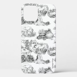 Funda Para iPhone 12 WHEATEN Terrier Black Toile