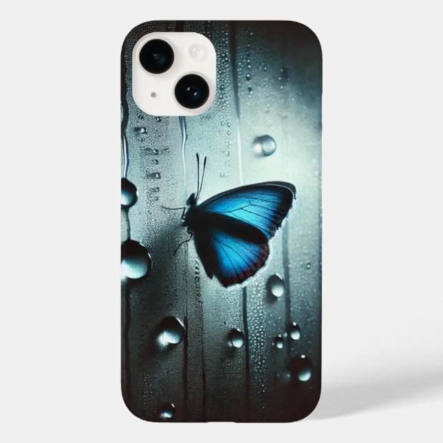 Funda De Case-Mate Para iPhone Where Rain Meets Wings (Reverso )