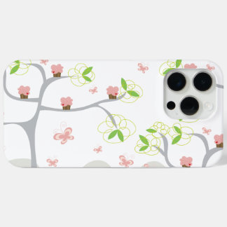 Funda Para iPhone 15 Pro Max Whimsical Cupcakes Tree Butterflies Dulce Cumpleañ