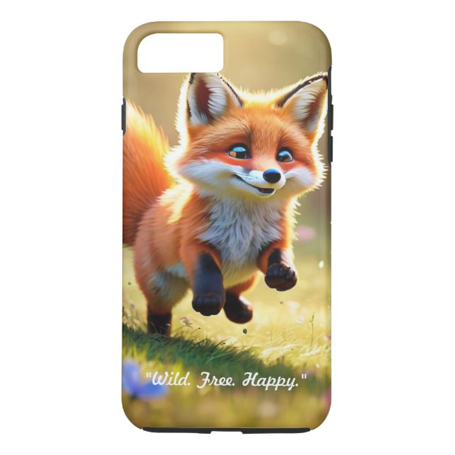 Funda De Case-Mate Para iPhone "Whimsical Fox Moment" (Reverso)
