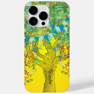 Funda Para iPhone 14 Pro Max De Case-Mate Whimsical Tree Bircage Bright Color Musical Notes