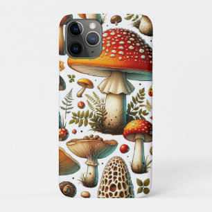 Funda Para iPhone 11 Pro Whimsical Wild Mushrooms