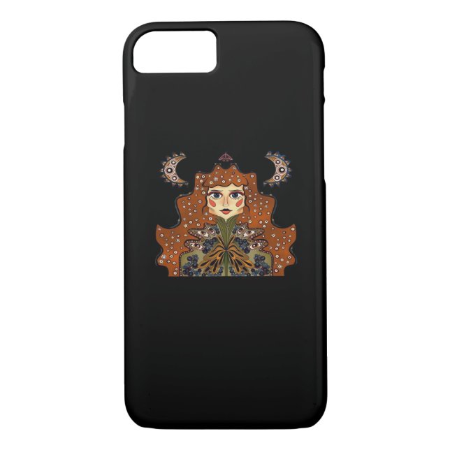 Funda De Case-Mate Para iPhone Whimsigoth Portrait Classic (Reverso)
