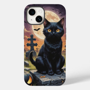 Funda Para iPhone 14 De Case-Mate Whiskers of the Witching Hour - Gato negro