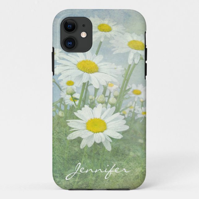 Funda De Case-Mate Para iPhone White Daisies (Reverso)