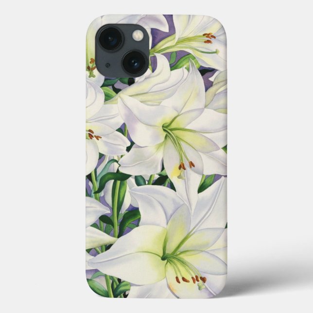 Funda De Case-Mate Para iPhone White Lilies 2008 (Reverso)