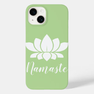 Funda Para iPhone 14 De Case-Mate White Lotus Silhouette Namaste