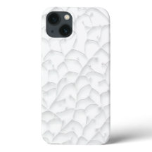 White Minimal Clean Look iPhone Case