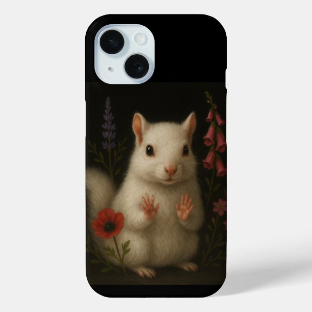 Funda De Case-Mate Para iPhone White Squirrel  (Reverso )