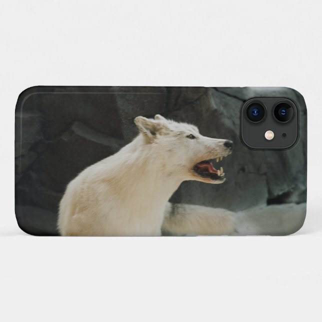 Funda De Case-Mate Para iPhone White Wolf (Reverso (horizontal))