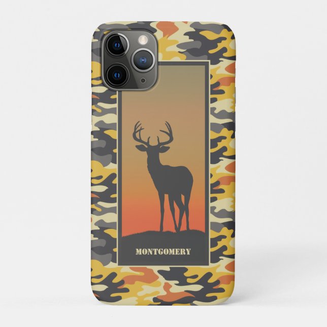 Funda De Case-Mate Para iPhone Whitetail Deer y Camo (Reverso)