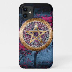 Funda Para iPhone 11 Wiccan Pagan Pentagram Alter Cloth