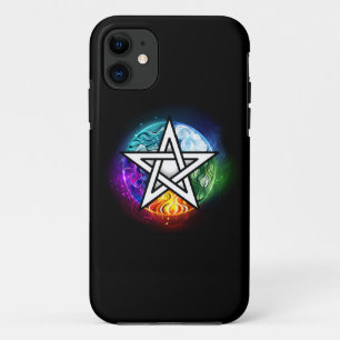 Funda Para iPhone 11 Wiccan pentagram