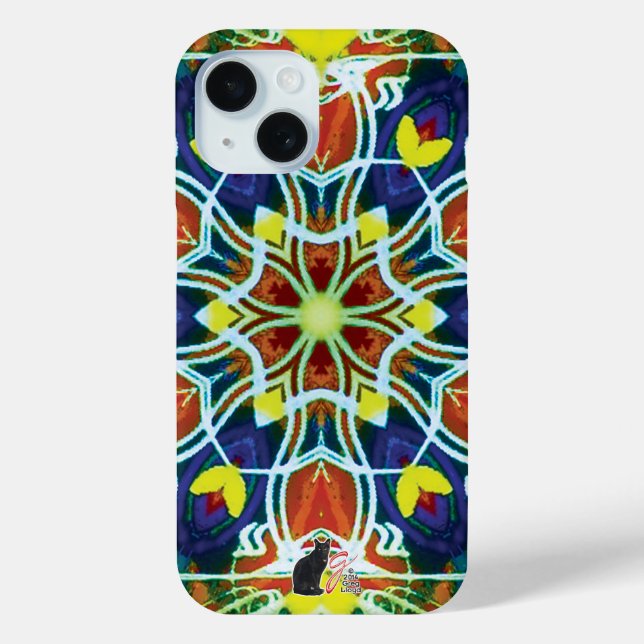 Funda De Case-Mate Para iPhone Wicker Kaleidoscope (Reverso )