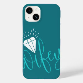 title_seo2 Wifey Turquoise Script & Diamond
