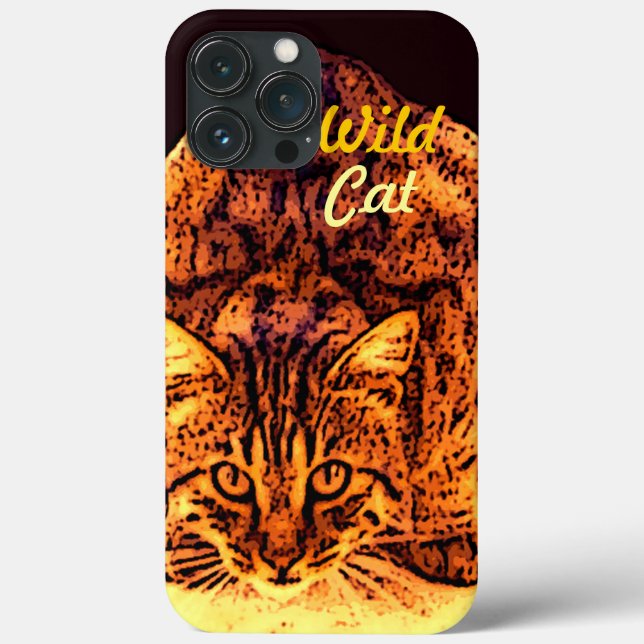 FUNDA DE Case-Mate PARA iPhone WILD CAT KITTEN (Reverso )