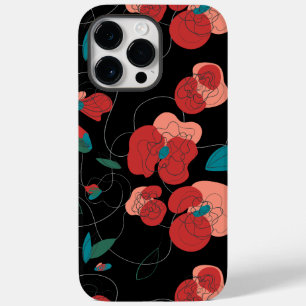 Funda Para iPhone 14 Pro Max De Case-Mate Wildflower Wonderland   Patrón de flores estilizad
