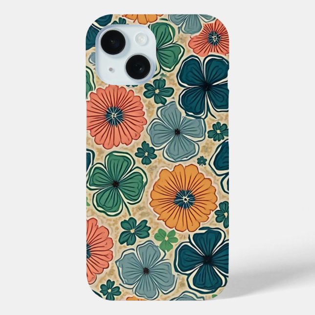 Funda De Case-Mate Para iPhone Wildflowers Harmonious Tones (Reverso )