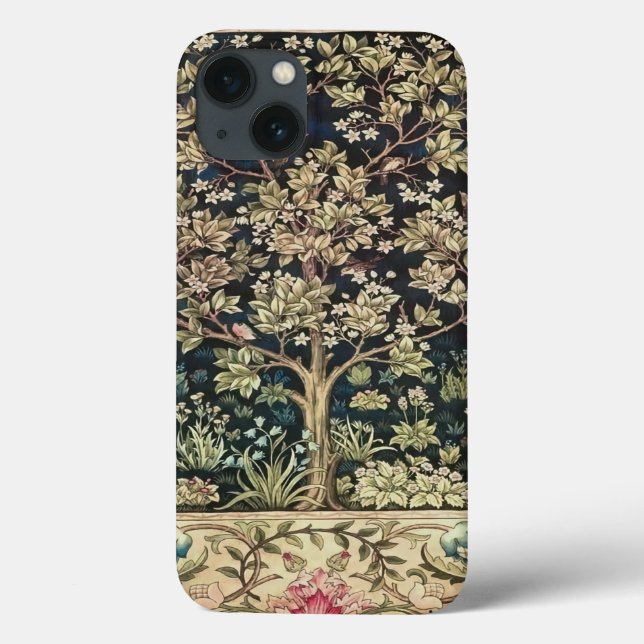 Funda De Case-Mate Para iPhone Willam Morris hermosos diseños y creaciones,Vint (Reverso)
