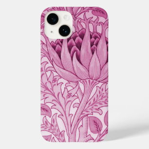 Funda Para iPhone 14 De Case-Mate William Morris Artichoke Magenta Pink