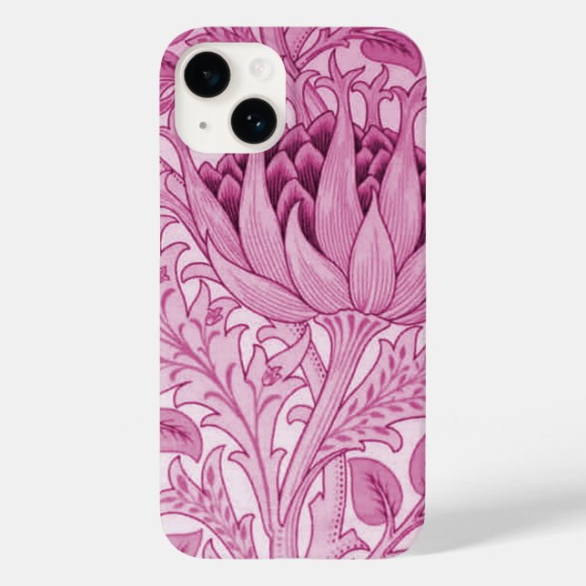 Funda De Case-Mate Para iPhone William Morris Artichoke Magenta Pink (Reverso )