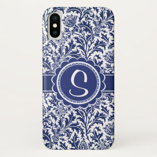 title_seo2 William Morris azul y blanco elegante floral