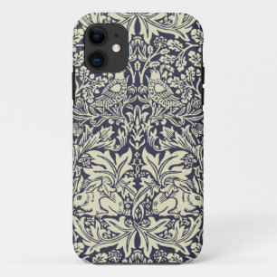 Funda Para iPhone 11 William Morris Brer Rabbit Vintage Blue Pattern