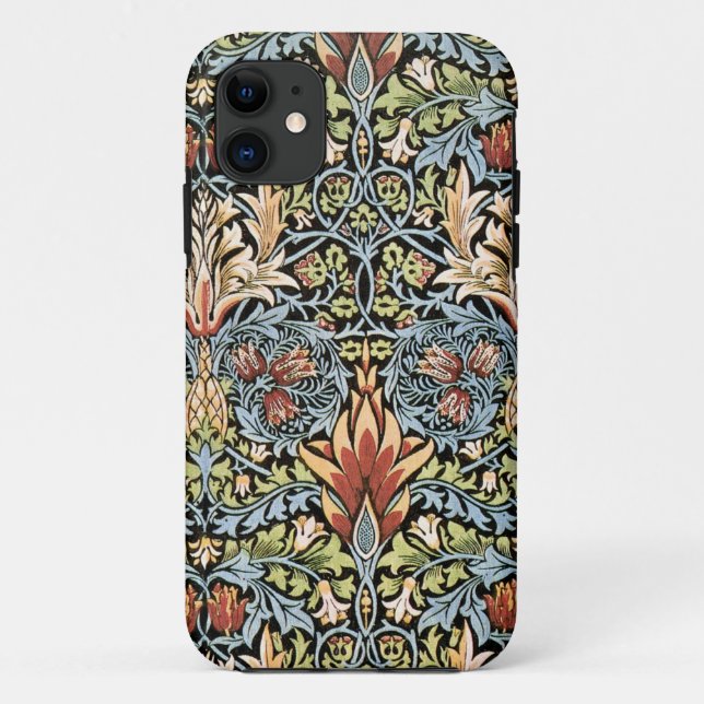 Funda De Case-Mate Para iPhone William Morris - Diseño de Snakeshead (Reverso)