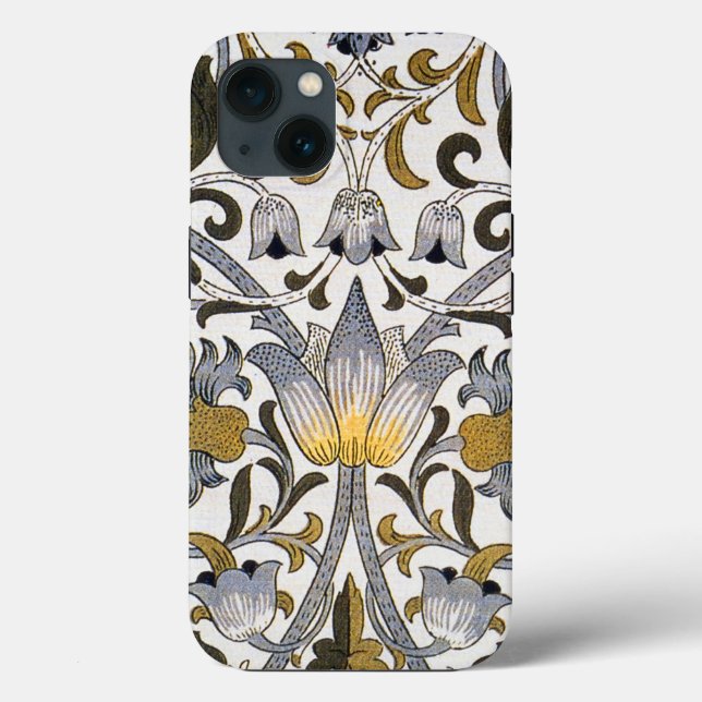 Funda De Case-Mate Para iPhone William Morris Flor floral Lodden (Reverso )