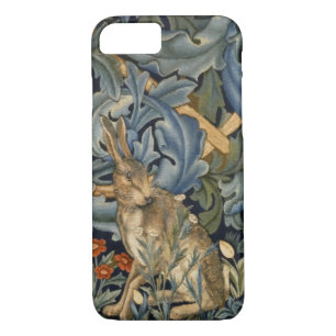 Funda Para iPhone 8/7 William Morris Forest Rabbit Floral Art Nouveau