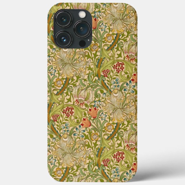 Funda De Case-Mate Para iPhone William Morris "Golden Lily" 2 (Reverso )