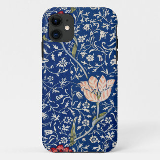 Funda Para iPhone 11 William Morris Hermoso Patrón Floral Azul