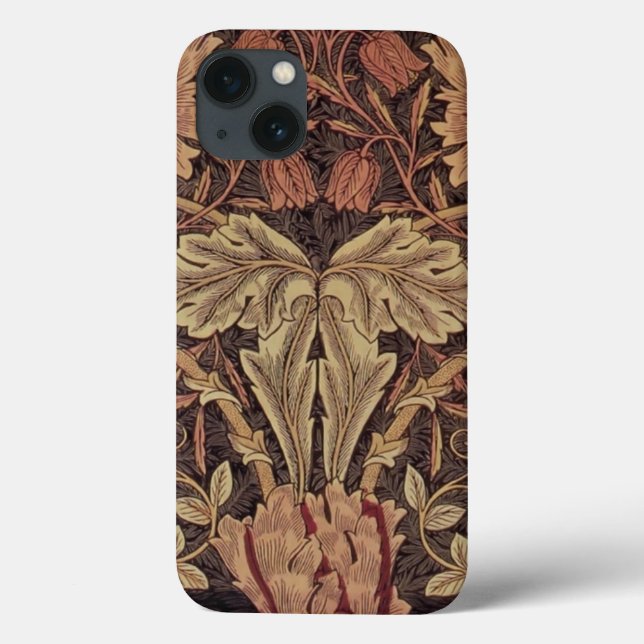 Funda De Case-Mate Para iPhone William Morris Honeysuckle Arte Inglés Clásico (Reverso)