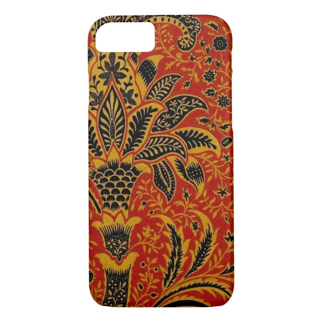 Funda De Case-Mate Para iPhone William Morris India Red Floral (Reverso)
